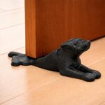 Dog Shaped Door Stop – Decorative Cast Iron Heavy Duty Wedge