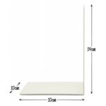 Tree of Life Silhouette Metal Bookend Set for Shelf Display (White)