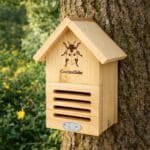 Wooden Ladybird House for Garden Pinewood Bug Shelter