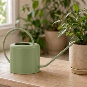Galvanised Metal Indoor Watering Can 1.9L (Sage Green)